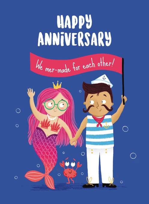 Mermaid and Sailor Anniversary