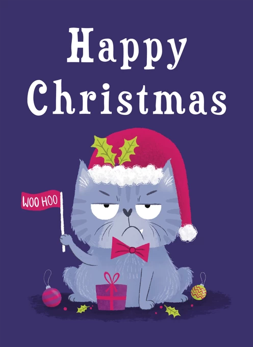 Grumpy Cat Christmas Card