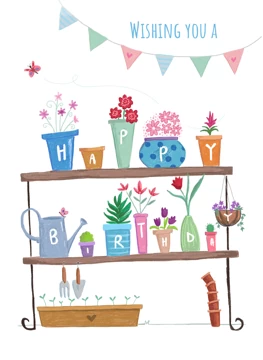 Birthday Plant and Flower Pots