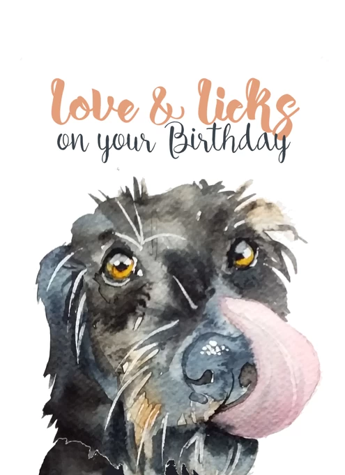 Love And Licks On Your Birthday