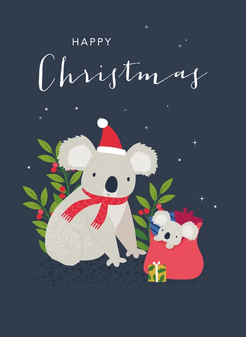 Cute Christmas Koalas