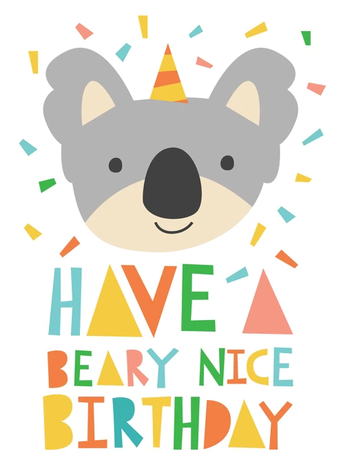 Have A Beary Nice Birthday