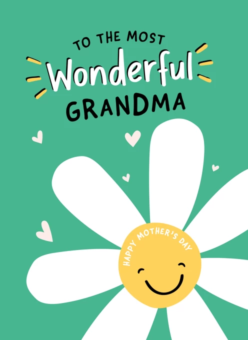 Wonderful Grandma Mother's Day Card