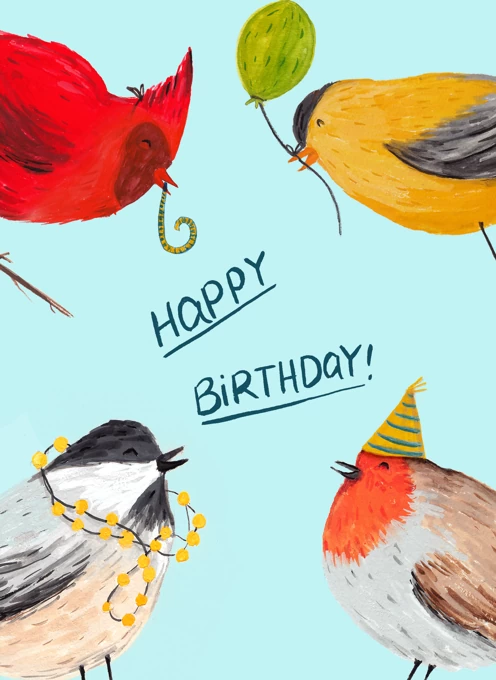 Birthday Birds - Party Birds