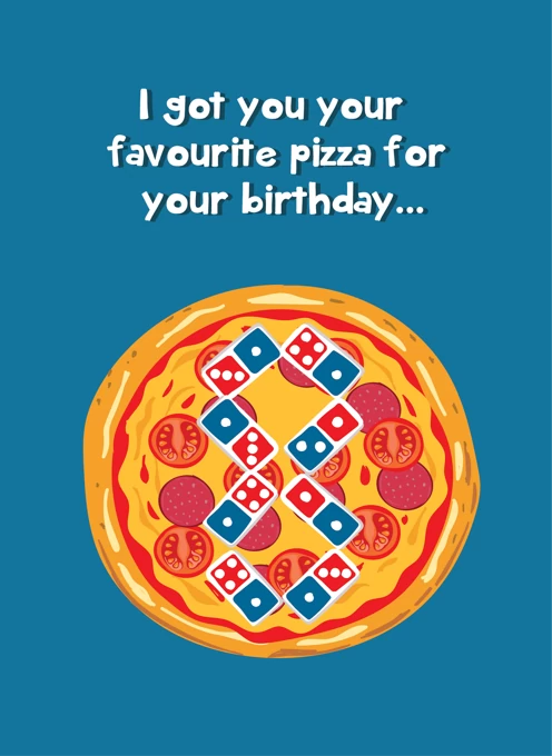 Favourite Pizza - 8th Birthday