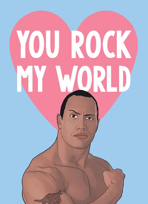 The Rock -  Love Card