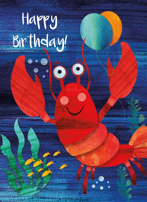 Lobster Happy Birthday