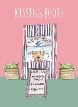 Kissing Booth Valentine's Day Card