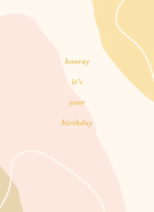 Hooray It's Your Birthday