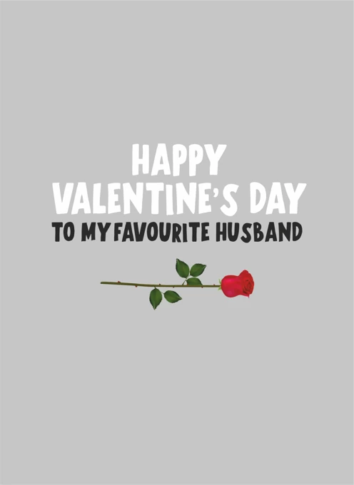 To My Favourite Husband