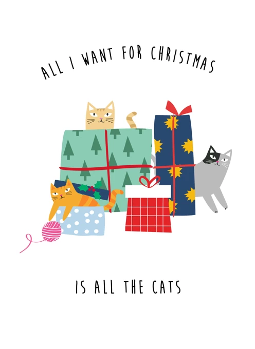 All I Want For Christmas Is All The Cats