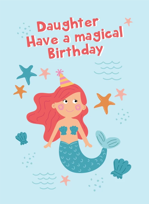 Ocean Magic Happy Birthday Daughter