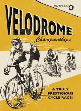 Velodrome Cycling Blank Card