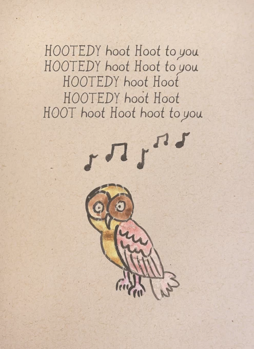 Birthday Song Owl