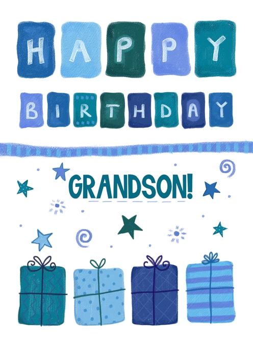 Grandson Birthday Blue Gifts
