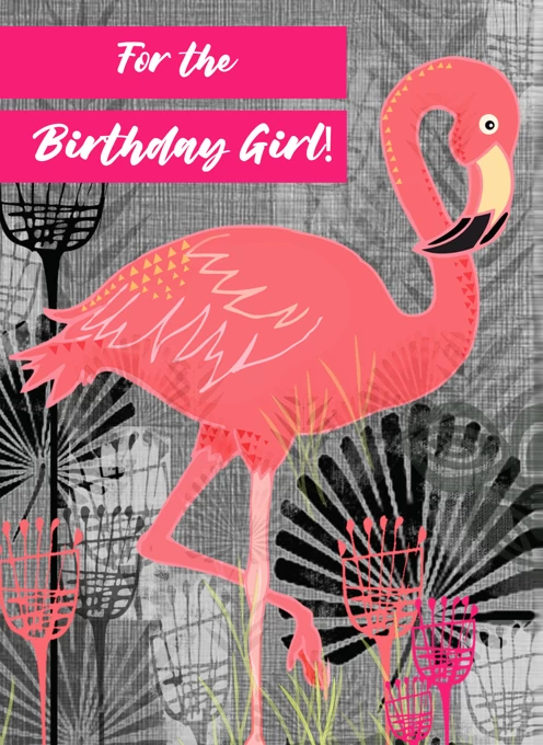Flamingo Birthday Girl