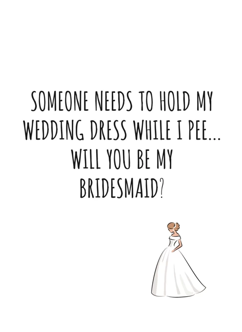 Will You Be My Bridesmaid