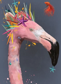 Funky Fun Flamingo