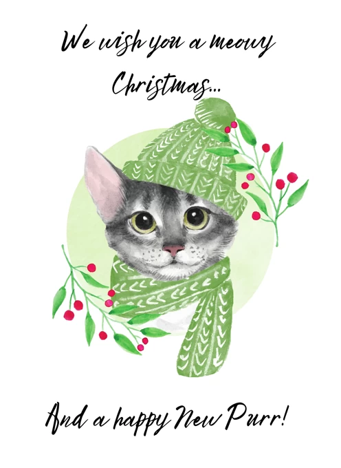 Meowy Christmas Cat Lovers