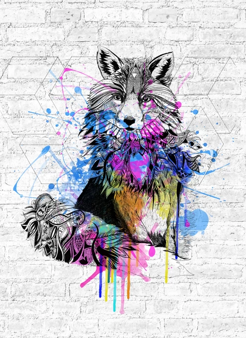 Fox Watercolour