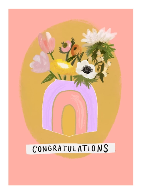 Flowery Congratulations