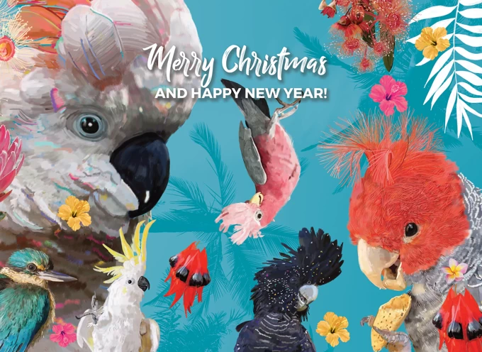 Christmas Birds - Christmas Card