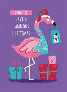 Flamingo Daughter Christmas