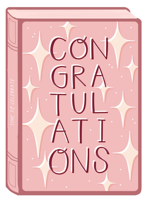 Congratulations Book Card