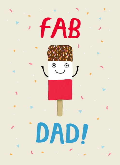 Fab Dad! Fab Ice Lolly Design