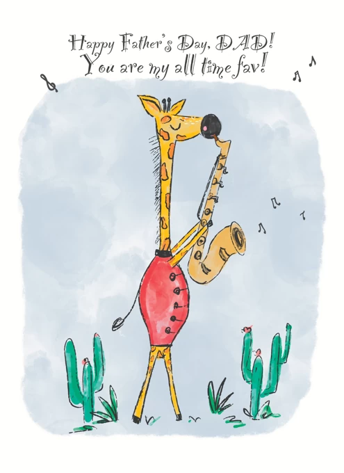 Father's Day Giraffe