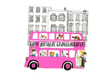 Pink Bus Granddaughter's Birthday