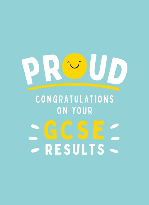Proud GCSE Exam Results Card