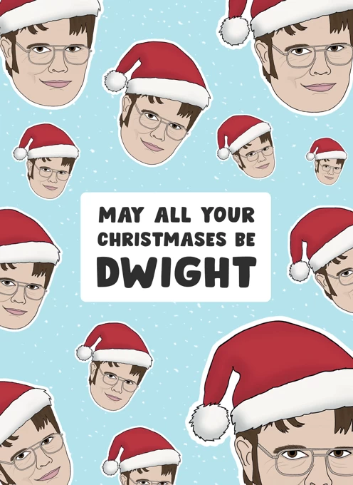 Dwight Schrute - The Office Christmas Card