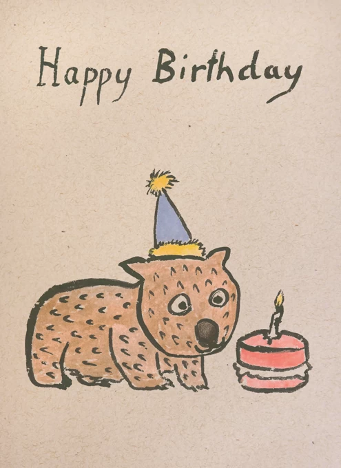 Birthday Wombat
