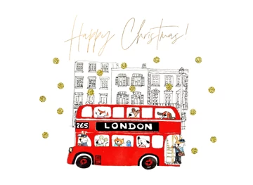 London Christmas Bus