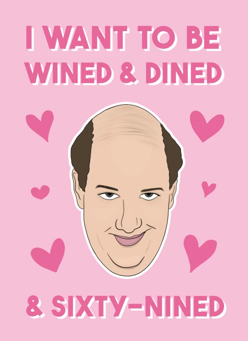 Kevin Malone - The Office Love Card