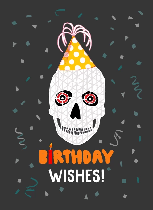 Skull Birthday Wishes