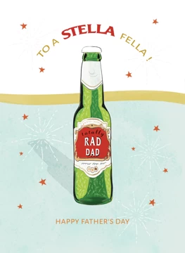 Stella Fella Father's Day Card