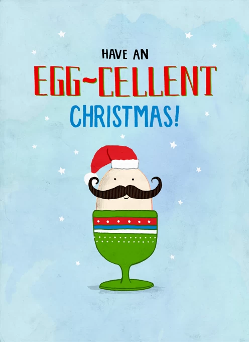 'Egg-cellent' Christmas Wishes