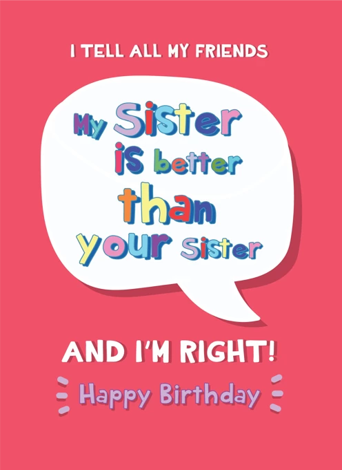 Sister Happy Birthday