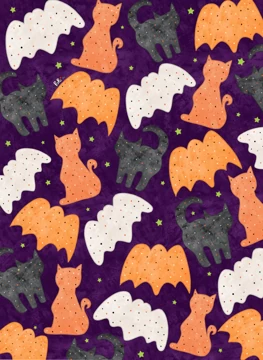 Animal Cookie Halloween Card