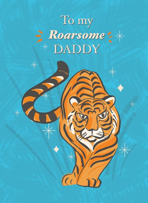 Roarsome Tiger Father's Day