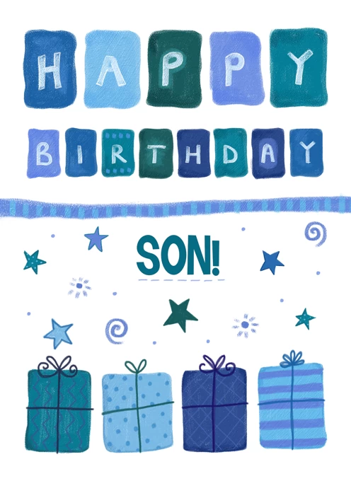 Son Birthday Blue Gifts