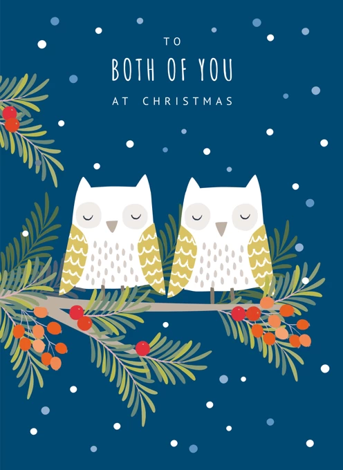 Both of You Owls Christmas