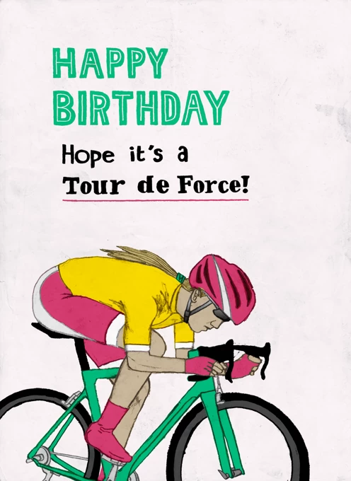 Tour De Force Cycling Female Card