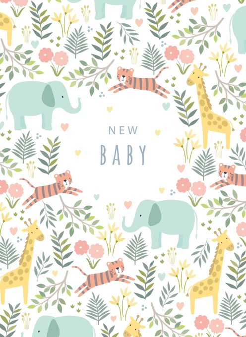 New Baby Cute Jungle Characters