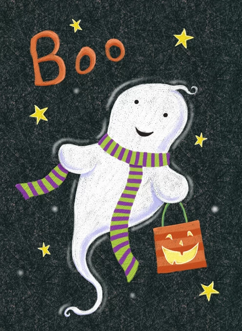 Happy Halloween Boo Ghost