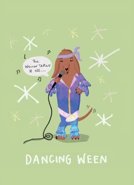 Dancing Ween Celebration Card
