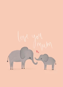 Cute Elephant Mother's Day