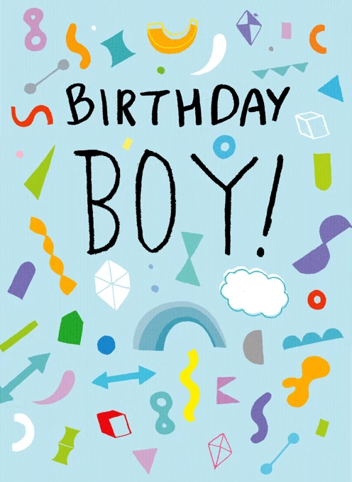 Birthday Boy! by Pencilface Studio